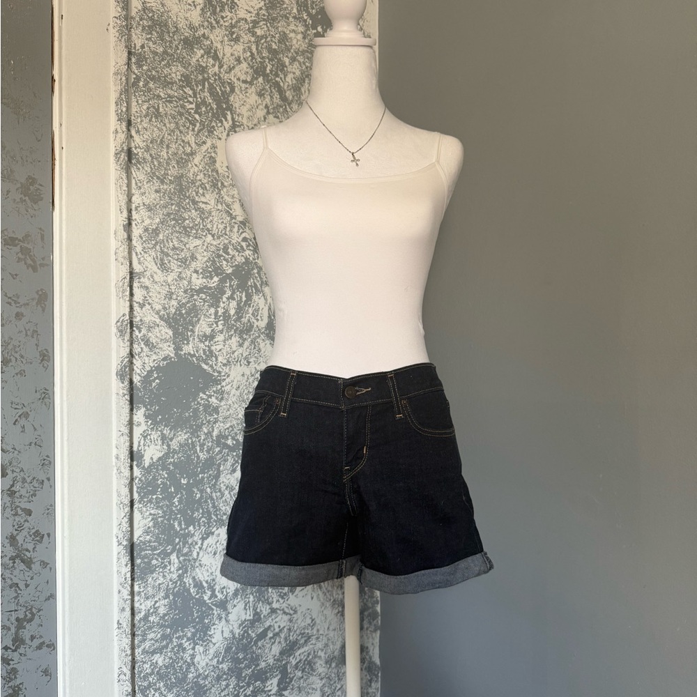 Levi's dark blue Jean Shorts